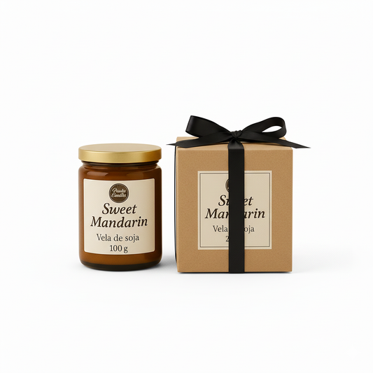 ✨Vela Ambar Aromática de Soja - 220g