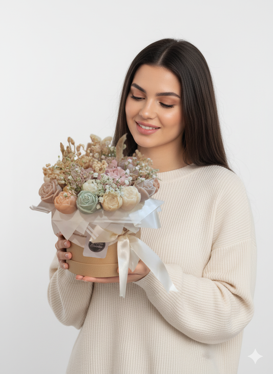 ✨Ramos de flores aromáticas de vela de soja