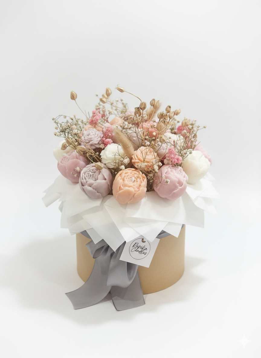 ✨Ramos de flores aromáticas de vela de soja