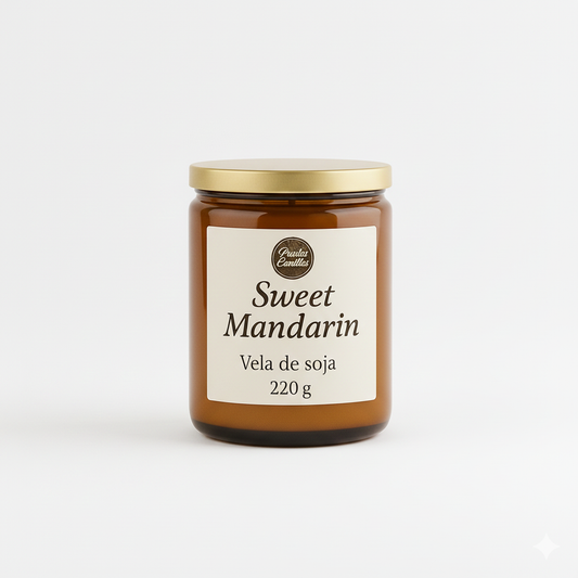 ✨Vela Ambar Aromática de Soja - 220g