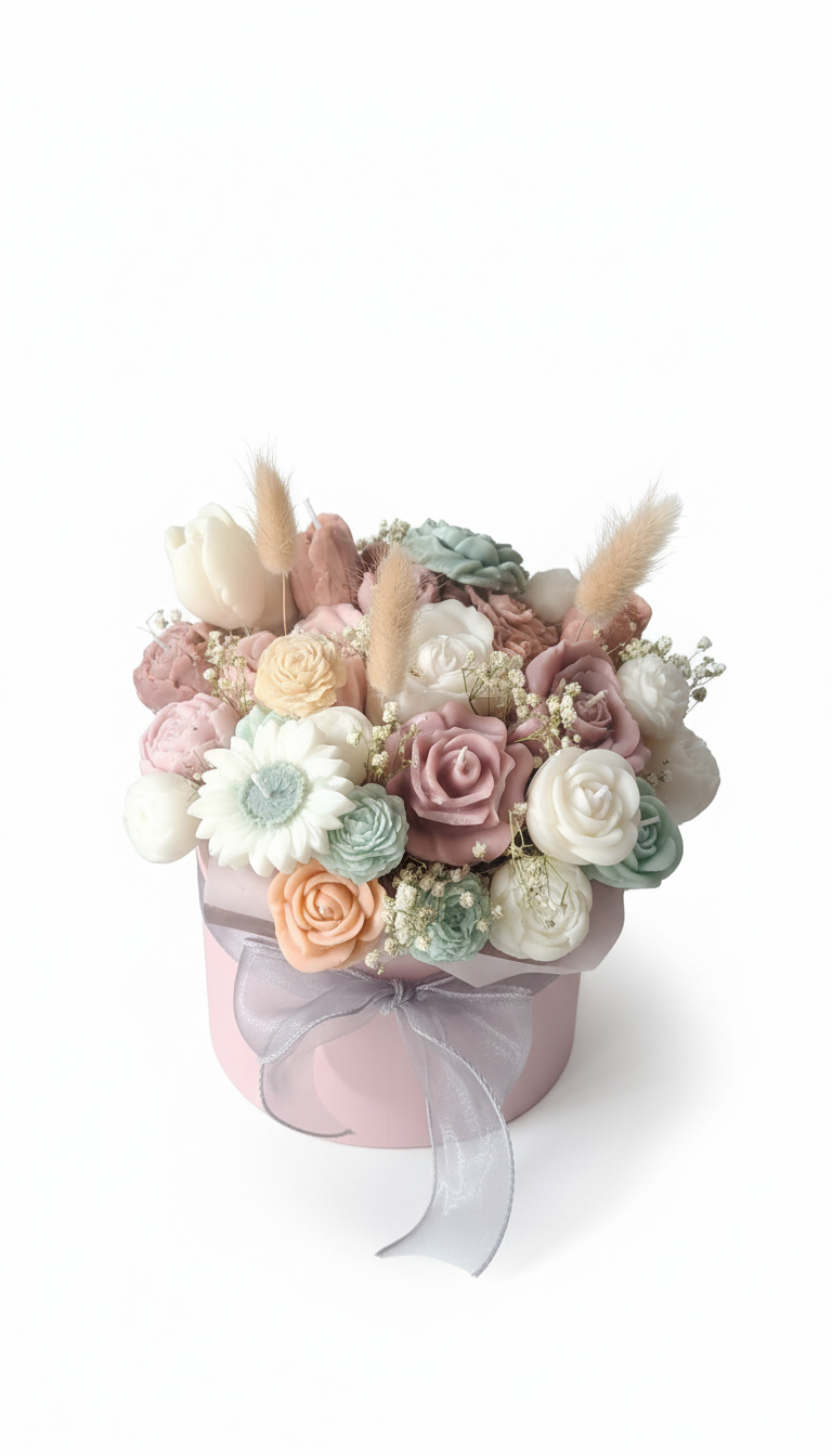 ✨Ramos de flores aromáticas de vela de soja