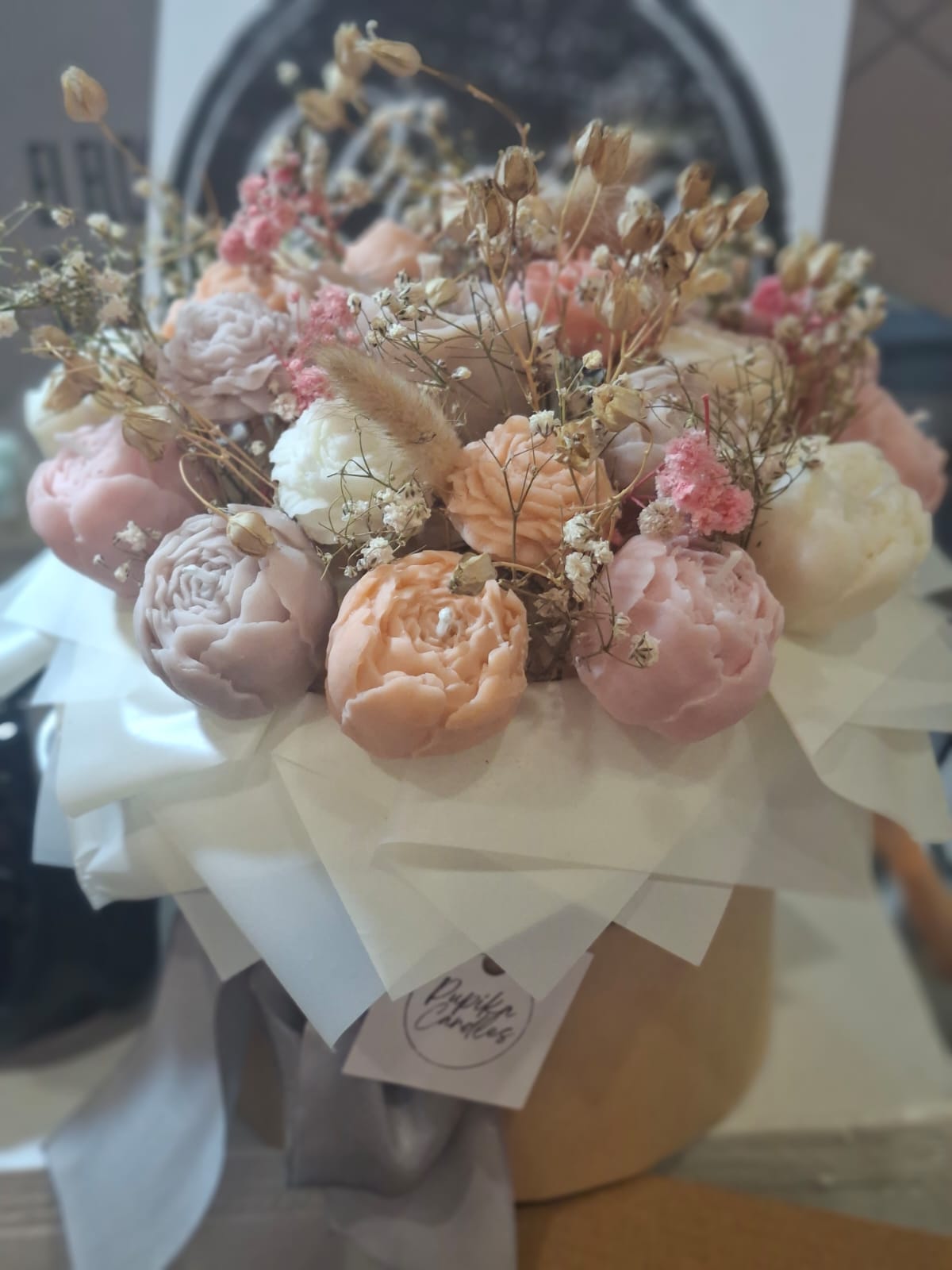 ✨Ramos de flores aromáticas de vela de soja