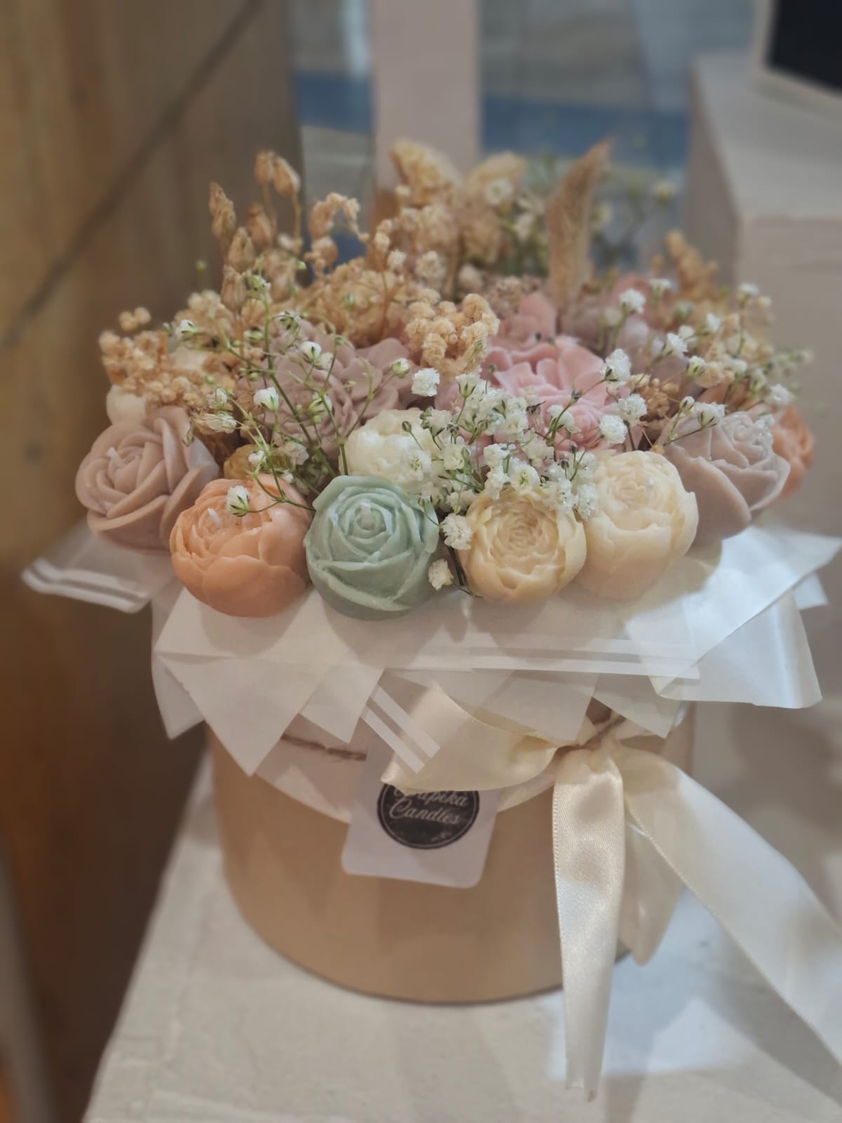 ✨Ramos de flores aromáticas de vela de soja