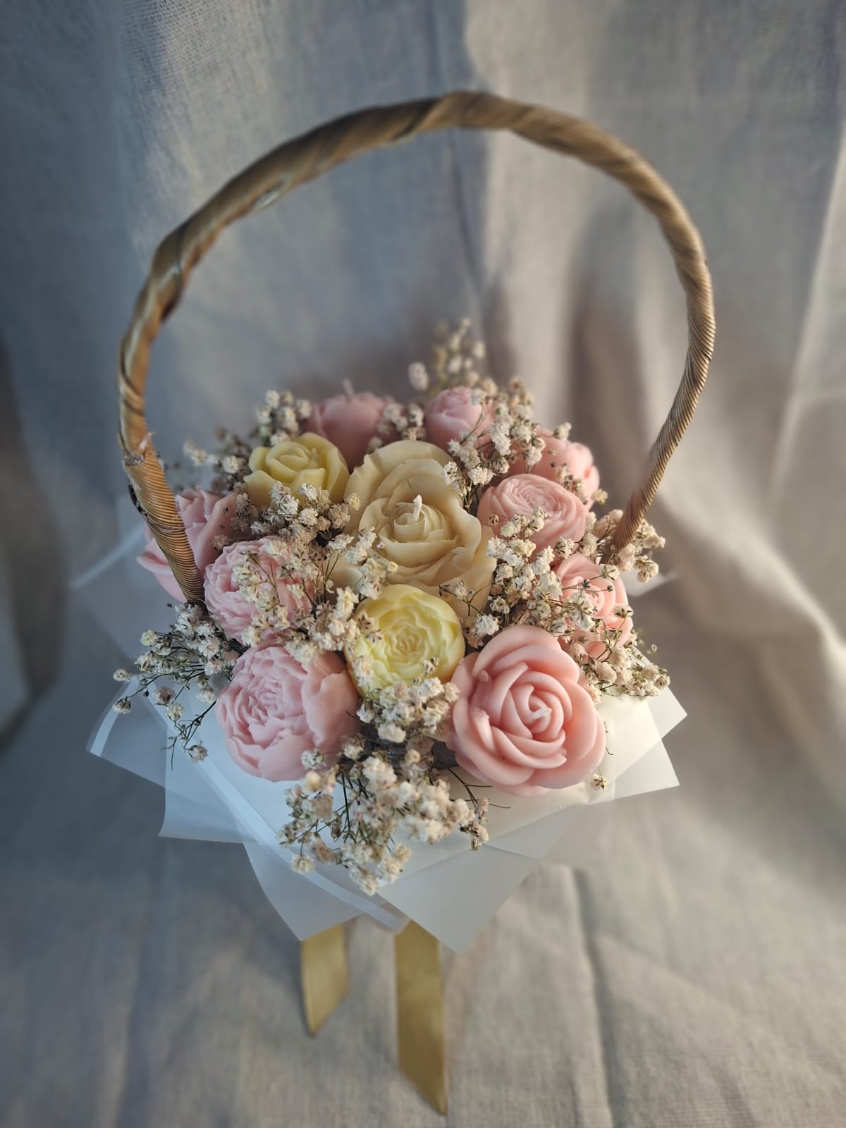 ✨Ramos de flores aromáticas de vela de soja